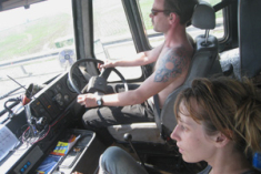 Driving a right-hand vehicle on the right side of the road